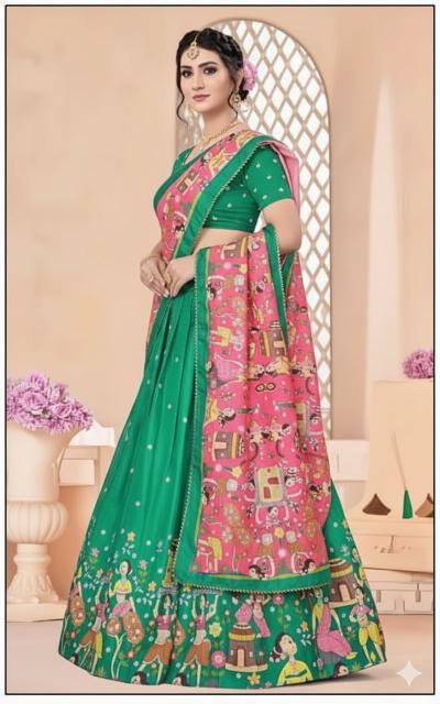 Artriddhs Dola silk D NO DEGITAL 08 Lehenga choli wholesale rates in Pune - wholesale export